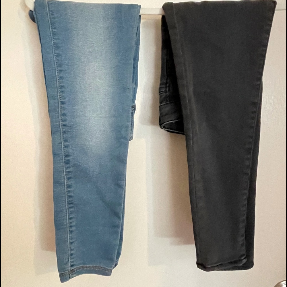 Two pairs of kids jeggings